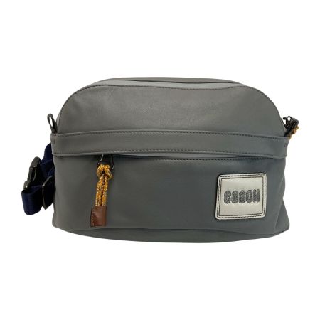  COACH コーチ ペイサー ウエストポーチ バッグ 78833 グレー Pacer Sport Pack With Coach Patch