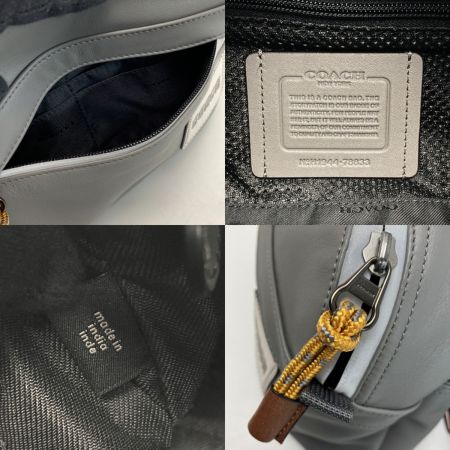  COACH コーチ ペイサー ウエストポーチ バッグ 78833 グレー Pacer Sport Pack With Coach Patch