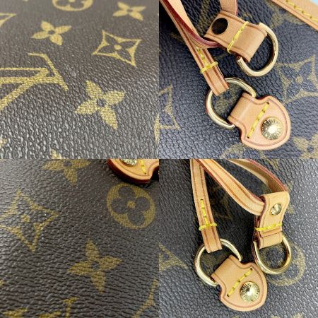  LOUIS VUITTON ルイヴィトン モノグラム ネヴァーフルMM M40156 ブラウン トートバッグ レディース