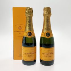 ☆☆ Veuve Clicquot ヴーヴクリコ ブリュット イエローラベル 375ml×2本セット 12度 シャンパン 古酒 BRUT Sランク 未開栓