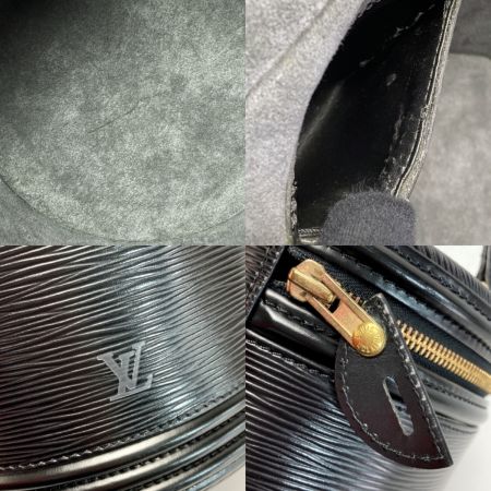  LOUIS VUITTON ルイヴィトン エピ カンヌ M48032 ノワール バニティバッグ ハンドバッグ 布袋有
