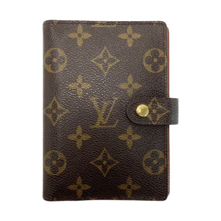  LOUIS VUITTON ルイヴィトン モノグラム アジェンダPM R20005 手帳カバー ユニセックス ゴールド金具