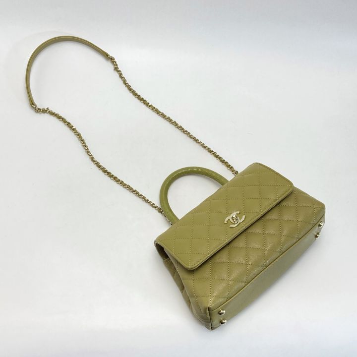 CHANEL シャネル マトラッセ ココハンドルXS ハンドバッグ