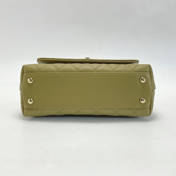 マトラッセ CHANEL シャネル ポーチ キャビアスキン マトラッセ ココマーク