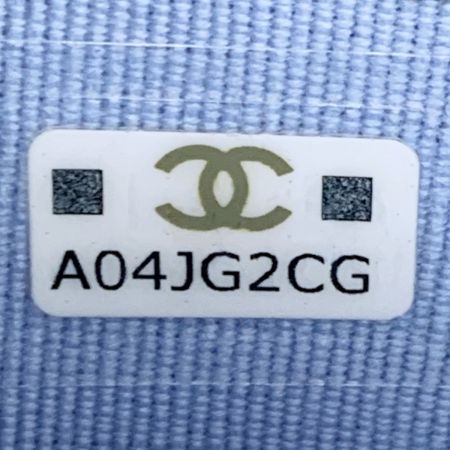  CHANEL シャネル マトラッセ キャビアスキン ロングフラップウォレット AP0241 ブルー 長財布 シルバー金具