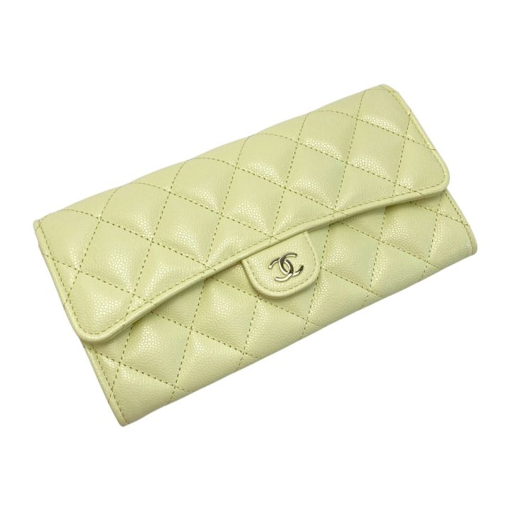 CHANEL シャネル マトラッセ クラシック フラップ 長財布 AP0241 