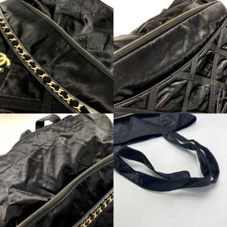 CHANEL シャネル ココマーク トートバッグ AP2664 ブラック ナイロン グログラン 2WAY ギャランティカード有