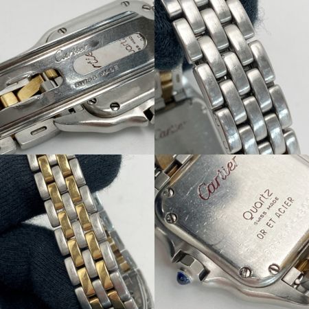  Cartier カルティエ パンテール SM コンビ SS/YG アイボリー クォーツ レディース 腕時計