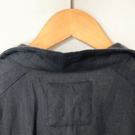  08Mab ゼロハチマブ リネンワンピース F-218HF115 ブラック サイズ F レディース