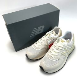 ☆☆ NEW BALANCE ニュー・バランス スニーカー U574LGE1 ホワイト SIZE 26.5cm メンズ 箱付き Sランク