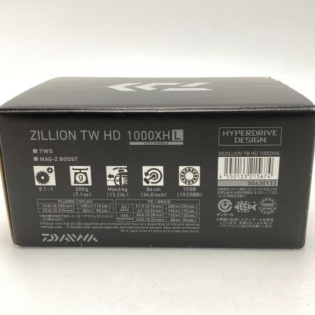  DAIWA ダイワ 22 ジリオン TW HD 1000XH L 00630133 ベイトリール 左ハンドル 箱付き