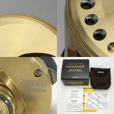  SHIMANO シマノ 22 カルカッタ コンクエスト 201XG 044419 ベイトリール 箱付き