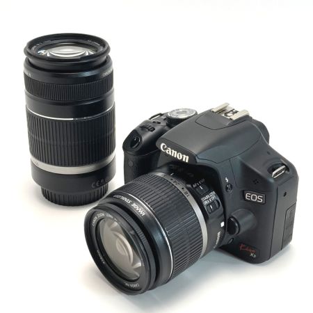  CANON キャノン EOS kiss X3 Wズームキット デジタル一眼レフカメラ