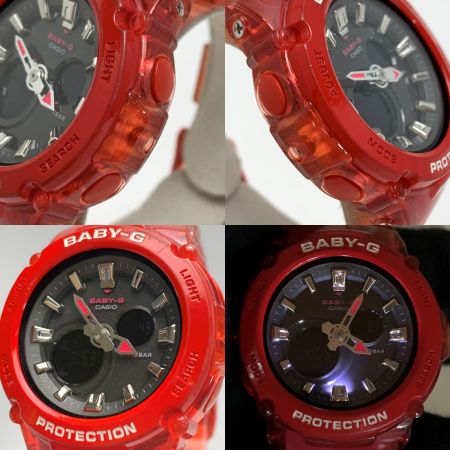  CASIO カシオ  Baby-G BGA-270S-4AJF レッド 腕時計 クォーツ レディース
