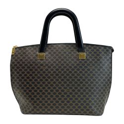☆☆ CELINE セリーヌ バッグ マカダム柄 MC98/1 ブラウン ストラップ有 Cランク