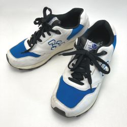 ☆☆ Sangacio サンガッチョ 日本ハム ファイターズ fighters スニーカー ホワイト×ブルー SIZE 25.5cm メンズ Cランク