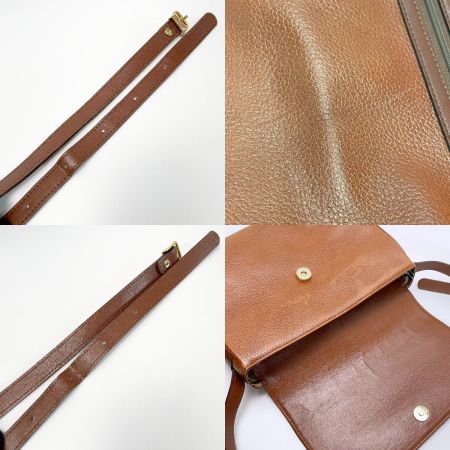  Burberrys バーバリーズ 内装チェック柄 ブラウン ショルダーバッグ レディース