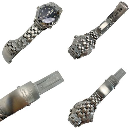  OMEGA オメガ シーマスター プロフェッショナルダイバー 300M 2552.80 ブルー 自動巻き ボーイズ  腕時計 箱