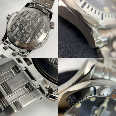  OMEGA オメガ シーマスター プロフェッショナルダイバー 300M 2552.80 ブルー 自動巻き ボーイズ  腕時計 箱