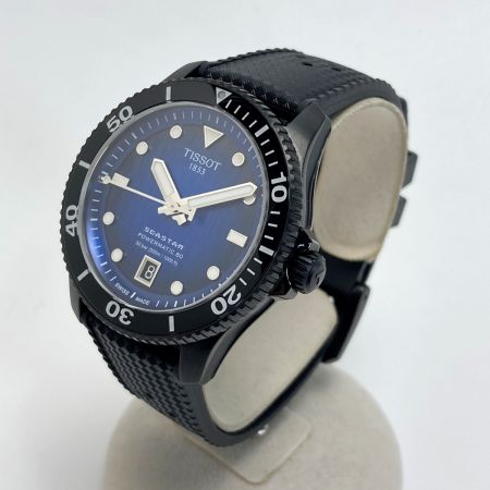  TISSOT ティソ シーマスター1000 パワーマティック80 T1208073704100 自動巻き メンズ 腕時計 箱有 SEASTAR