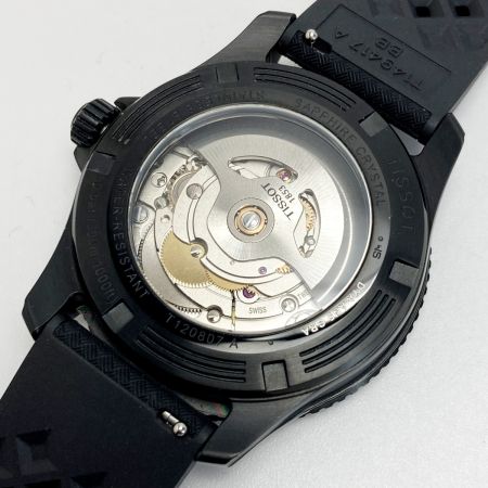  TISSOT ティソ シーマスター1000 パワーマティック80 T1208073704100 自動巻き メンズ 腕時計 箱有 SEASTAR