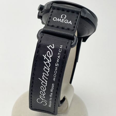  SWATCH スウォッチ ×オメガ スピードマスター ミッショントゥ ムーンフェイズ クロノグラフ SO33B700 クォーツ メンズ 腕時計 箱有