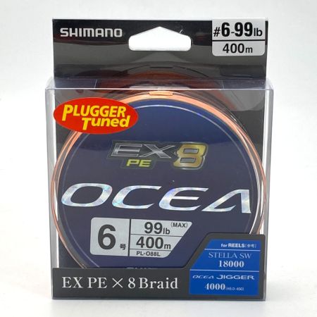  SHIMANO シマノ OCEA オシア PEライン PL-088L EX8 5色 400m 6号 未開封