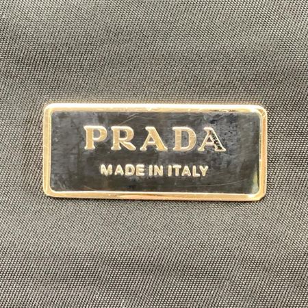 PRADA プラダ リュック 三角ロゴプレート V135 ブラック テスートナイロン ギャランティーカード付 