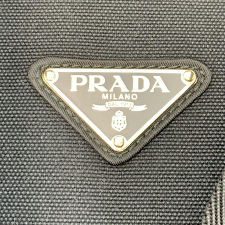 PRADA プラダ リュック 三角ロゴプレート V135 ブラック テスートナイロン ギャランティーカード付 