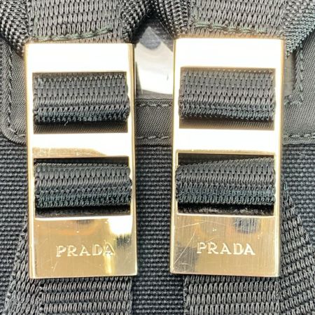 PRADA プラダ リュック 三角ロゴプレート V135 ブラック テスートナイロン ギャランティーカード付 