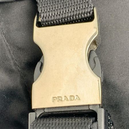 PRADA プラダ リュック 三角ロゴプレート V135 ブラック テスートナイロン ギャランティーカード付 