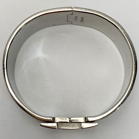  HERMES エルメス メタル ブラック Hバングル