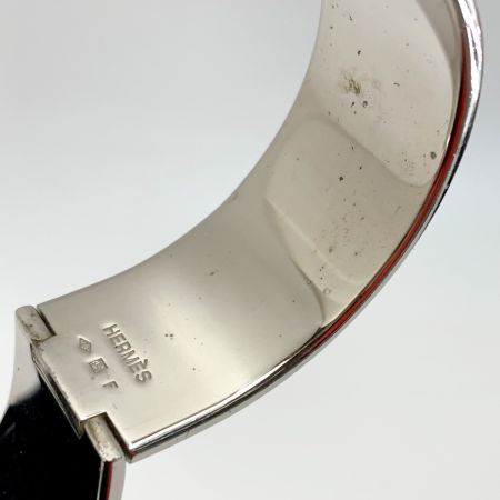  HERMES エルメス メタル ブラック Hバングル
