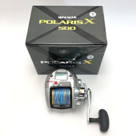  alpha tackle アルファタックル ポラリスX500 液晶表示不良 ジャンク 電動リール 箱・コード付き