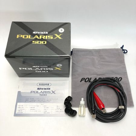  alpha tackle アルファタックル ポラリスX500 液晶表示不良 ジャンク 電動リール 箱・コード付き
