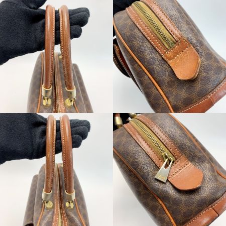  CELINE セリーヌ CELINE マカダム柄 MC96 ブラウン ミニボストンバッグ レディース 