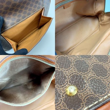  CELINE セリーヌ CELINE マカダム柄 MC96 ブラウン ミニボストンバッグ レディース 