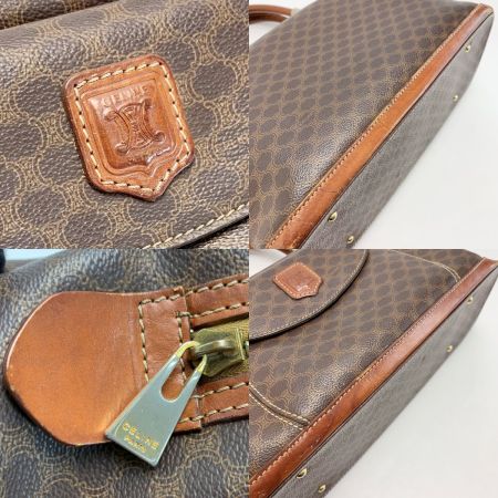  CELINE セリーヌ CELINE マカダム柄 MC96 ブラウン ミニボストンバッグ レディース 
