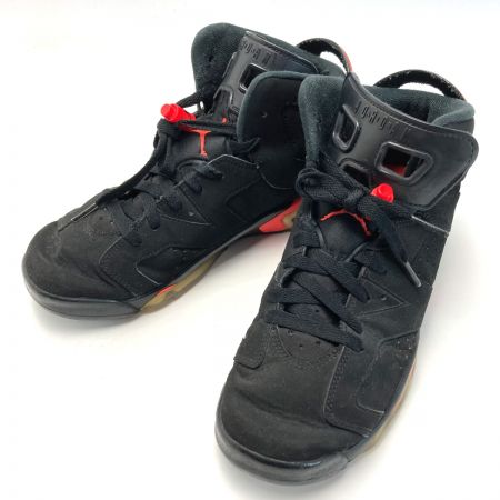  NIKE ナイキ AIR JORDAN 6 RETRO スニーカー 384665-060 ブラック×オレンジ SIZE 25cm レディース