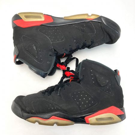  NIKE ナイキ AIR JORDAN 6 RETRO スニーカー 384665-060 ブラック×オレンジ SIZE 25cm レディース
