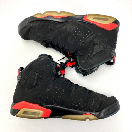  NIKE ナイキ AIR JORDAN 6 RETRO スニーカー 384665-060 ブラック×オレンジ SIZE 25cm レディース