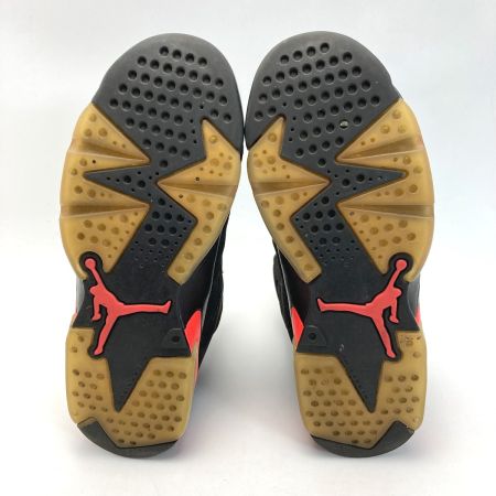  NIKE ナイキ AIR JORDAN 6 RETRO スニーカー 384665-060 ブラック×オレンジ SIZE 25cm レディース