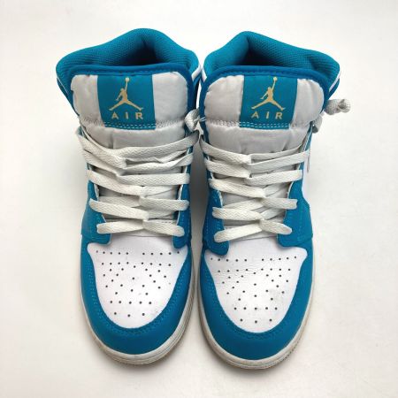  NIKE ナイキ AIR JORDAN1 スニーカー DQ8423-400 ホワイト×ブルー SIZE 24cm レディース 箱付き