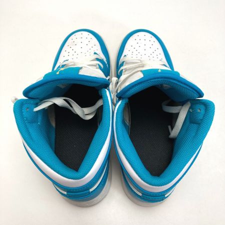  NIKE ナイキ AIR JORDAN1 スニーカー DQ8423-400 ホワイト×ブルー SIZE 24cm レディース 箱付き