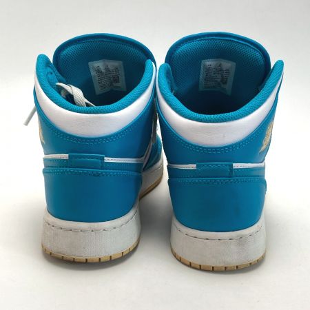  NIKE ナイキ AIR JORDAN1 スニーカー DQ8423-400 ホワイト×ブルー SIZE 24cm レディース 箱付き