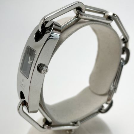  GUCCI グッチ ステンレススチール シルバー 6100L クォーツ 腕時計 レディースウォッチ