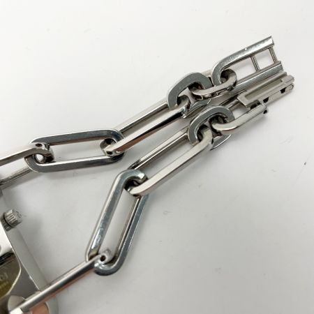  GUCCI グッチ ステンレススチール シルバー 6100L クォーツ 腕時計 レディースウォッチ