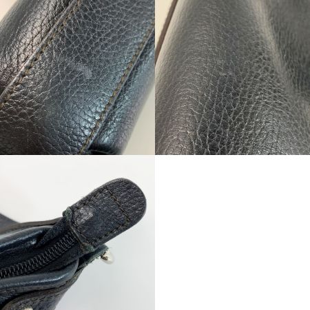  Salvatore Ferragamo サルヴァトーレフェラガモ セミショルダーバッグ EY-21 8414 ブラック レザー レディース