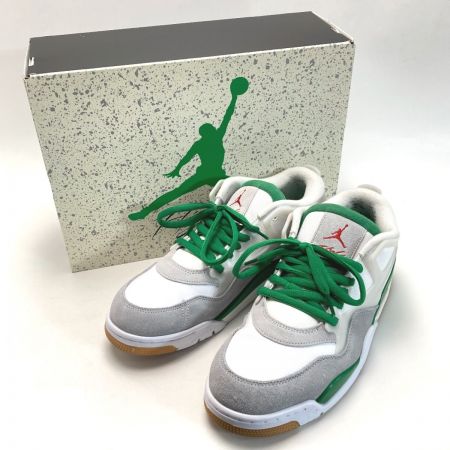  NIKE ナイキ AIR JORDAN 4 RM スニーカー FQ7939-103 ホワイトパイングリーン SIZE 29.5cm メンズ 箱付き