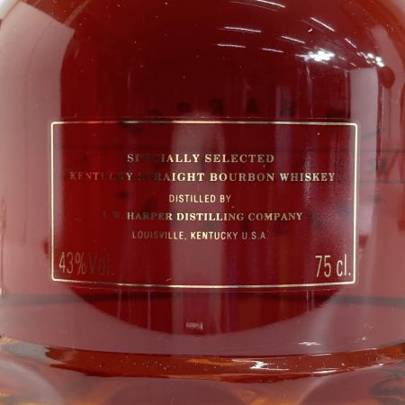  I.W.HARPER アイダブリューハーパー プレジデント リザーブ 750ml 43度 バーボン 古酒 箱・替え栓有 未開栓